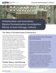 300F23012  Cleanup Enforcement in Action: Collaboration and Innovation Bolster Contamination Investigation Efforts in East Chicago, Indiana